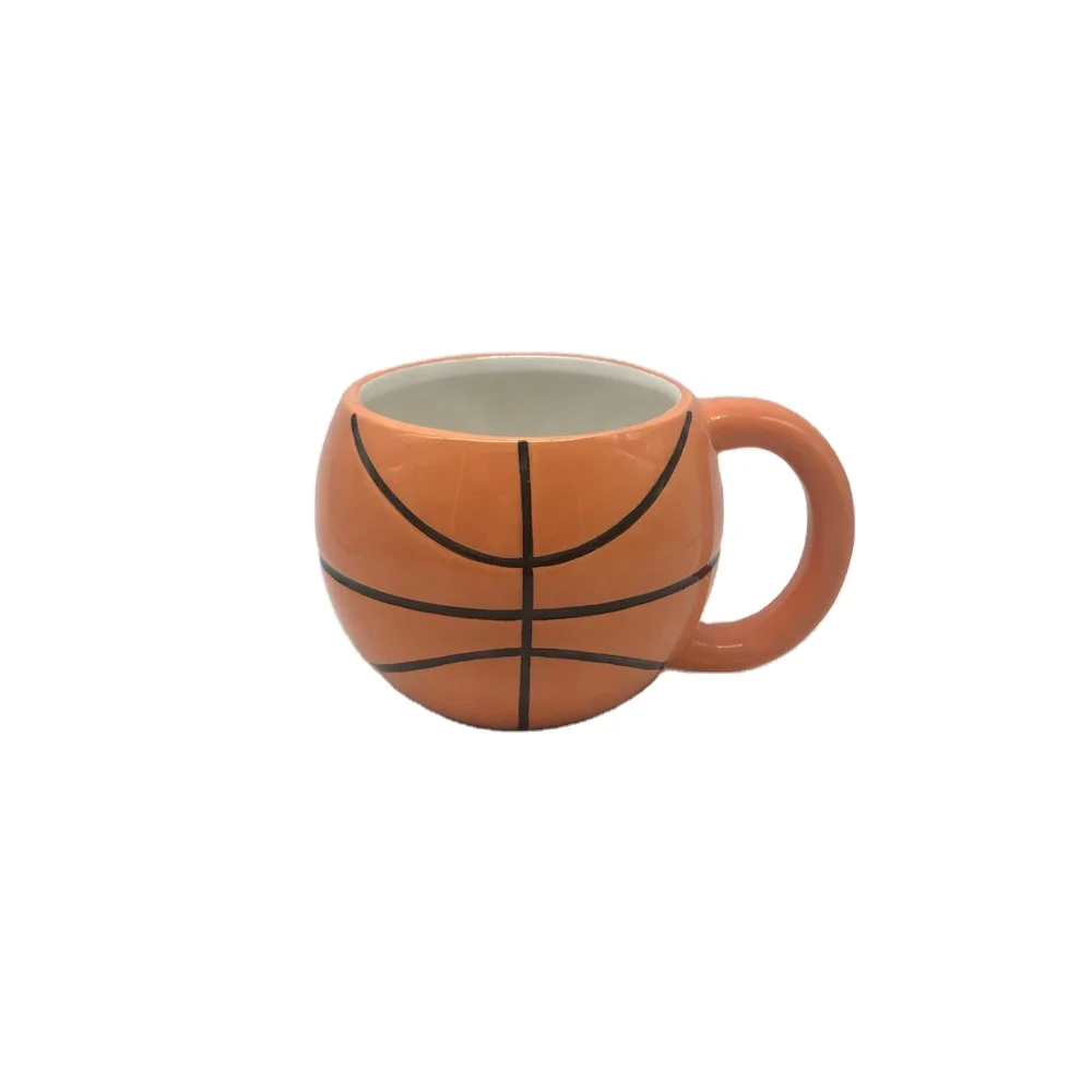 forma di pallacanestro porcellana tazza di caffè tazza di ceramica