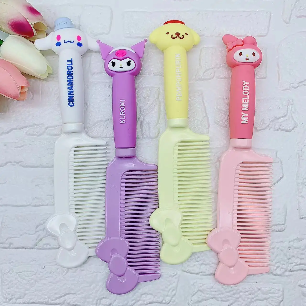 Sanrio Hair Massage Comb Cartoon Anime My Melody Kuromi Hair Comb Girls ...