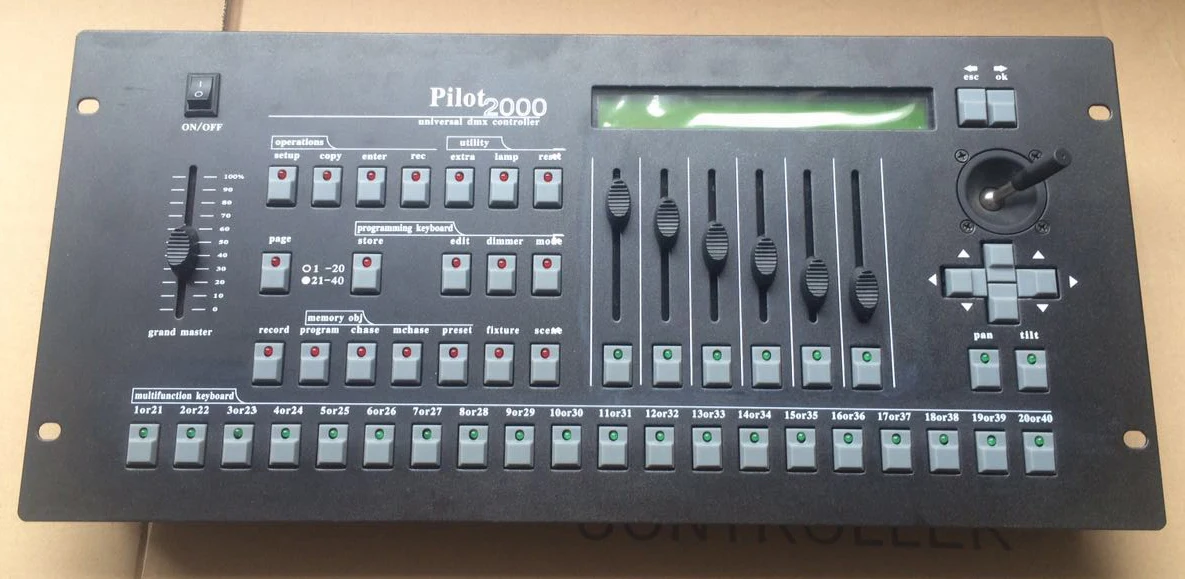 High Quality Pilot 2000 DMX Controller Pilot PCB Motherboard DMX Console 2048 Channel DMX Light Controller DJ Light