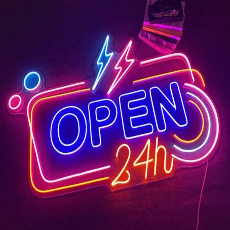Insegna Al Neon Personalizzata - Logo LED Su Misura - Decorazione Per Negozi, Bar E Casa - Foto 7