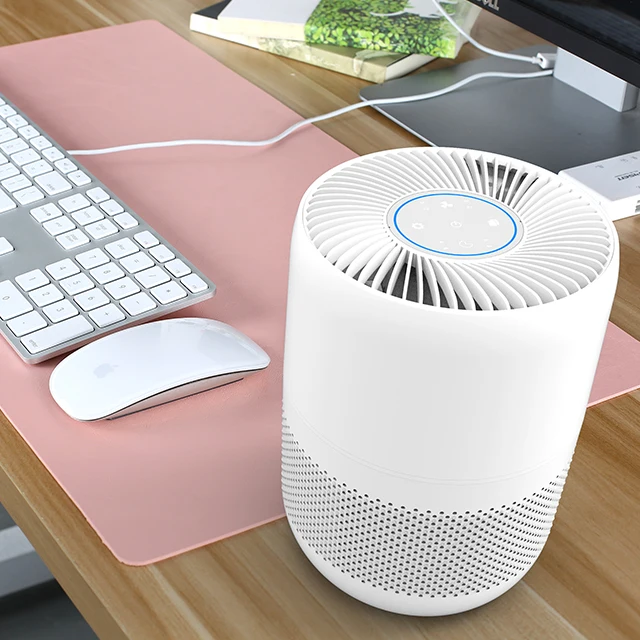 Умный портативный Настольный hepa фильтр wifi управление домашний очиститель воздуха портативный очиститель воздуха с hepa