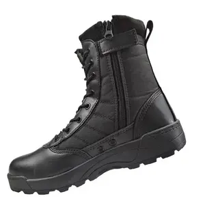 ZSTEP ZS-H108 in Stock SWAT Suede Microfiber Leather Winter Zipper Combat Boots Jungle Climbing Hiking Desert Tactical Boots