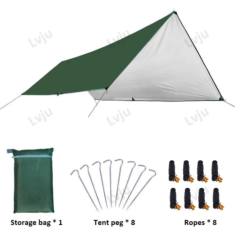 tarp multicam DD Hammocks  DD Tarp 33 PRO MC  Camouflage Tarpaulin Shelter With Fastening Clips And Pole Eyelets For Hammock Camping And Outdoo
