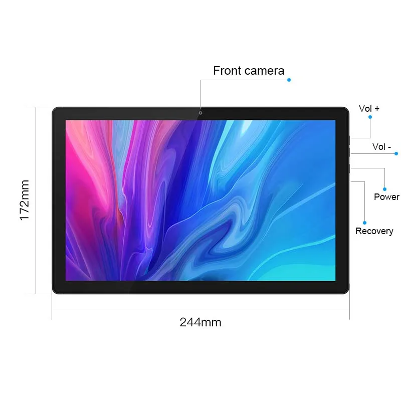 Планшет LTE 4G Dual WIFI Tab 11 дюймов 64 ГБ Android с восьмиядерным процессором Spreadtrum T618 цвет под