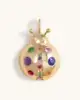 Pendentif coccinelle incrusté de diamants