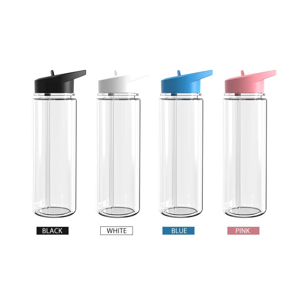 750ml Wholesale Bpa Free Custom Logo Drinking Sport AS/SK Clear Plastic Water  Bottles With Straw - Buy 750ml Wholesale Bpa Free Custom Logo Drinking  Sport AS/SK Clear Plastic Water Bottles With Straw