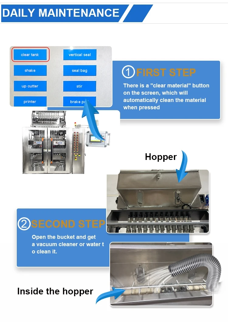 High Speed Instant 3 in 1 Coffee Creamer Sugar Sachets Small Granules Small Sachet Automatic Forming Filling Sealing Machine