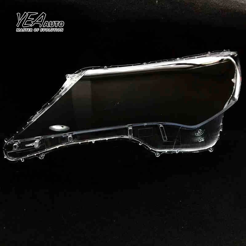 YEA AUTO Car Headlight Cover Headlight Glass Lens Glass for toyota RAV4 Lens Cover 2013 2014 2015 PC Lampshade clear Shell