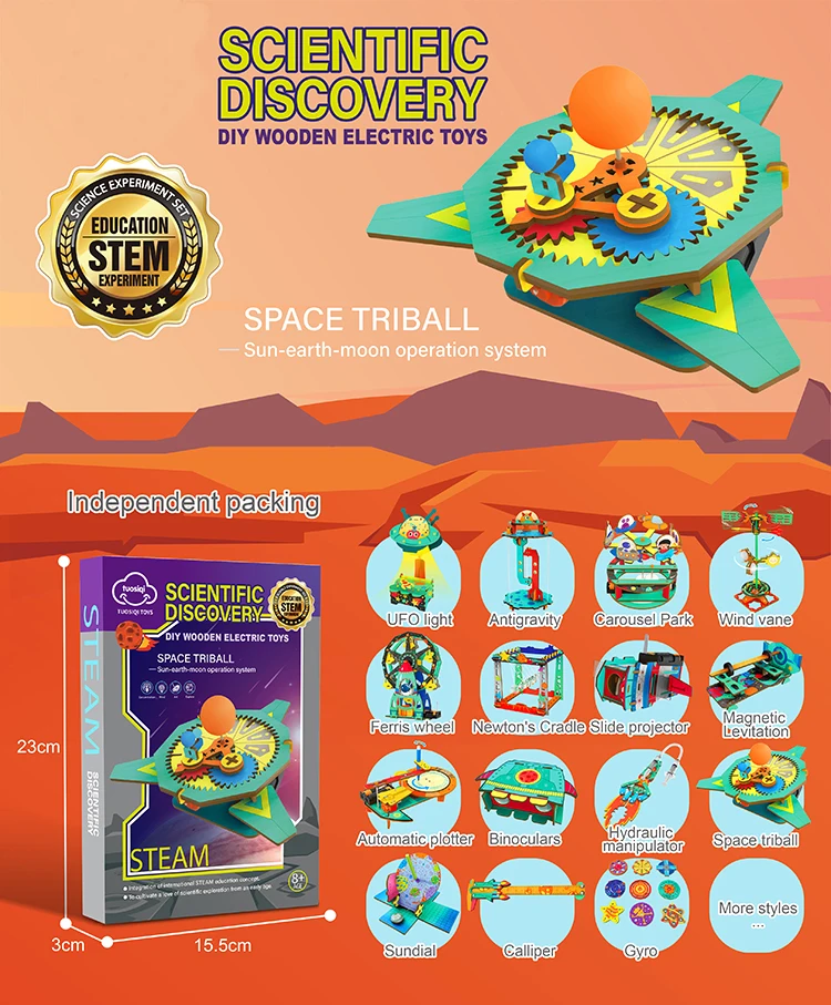 Diy Space Levitation Device Toys Kids Learning Educational