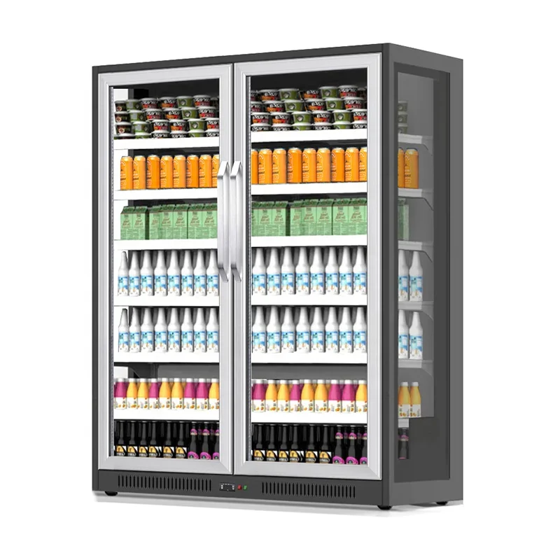 Self Service Refrigerator  Refrigerated Display Cooler Catering Kitchen Equipment Display Fridge  Open Front Grab and Go Chiller