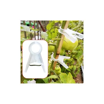 20PCS Transparent Plant Drop Clips Garden Vine Binding Clips Plastic Support Clips For Climbing Plants
