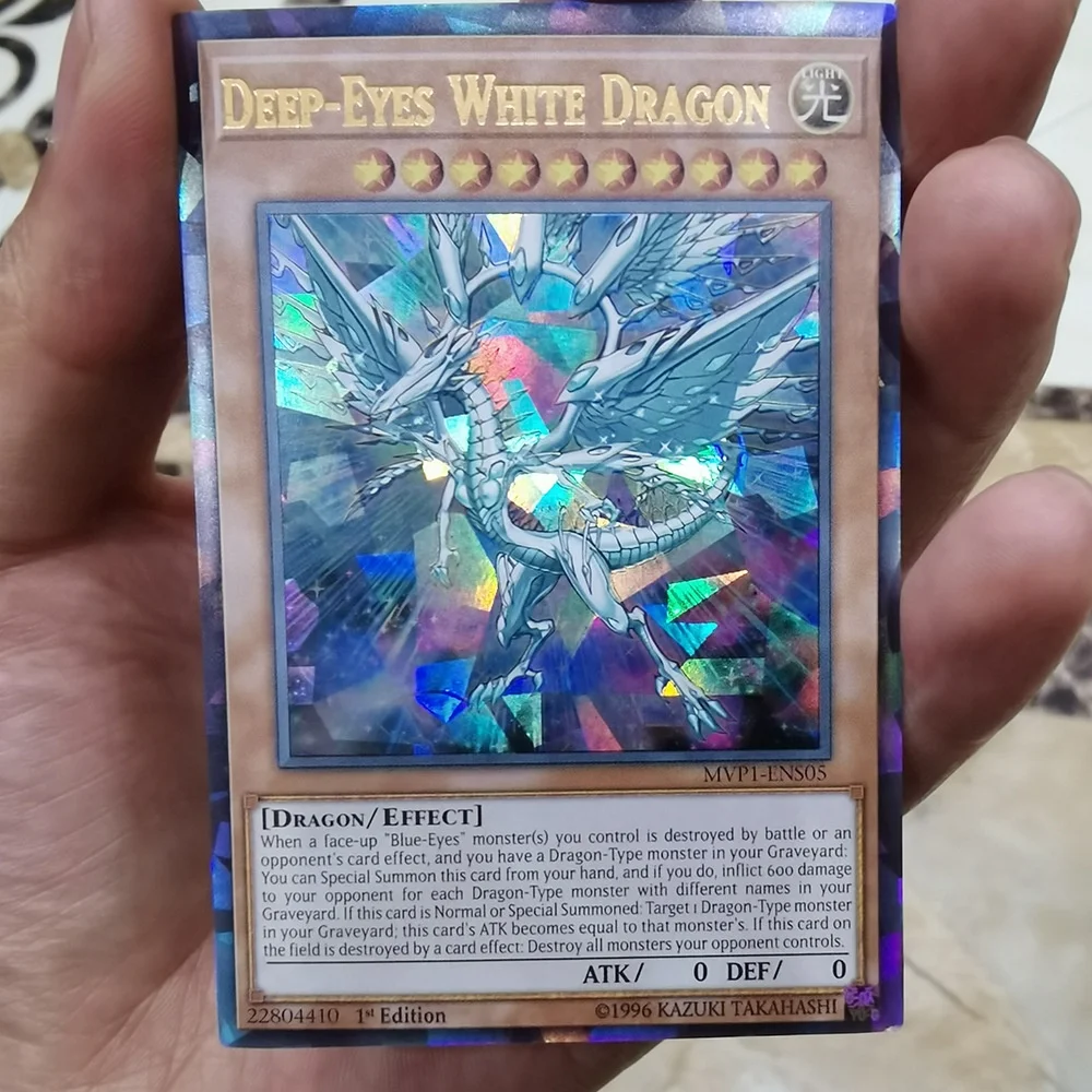 SM Japanese Yu-Gi-Oh Anime Cards Blue Eyes Dark Magician Exodia Obelisk  Slifer Ra Yugioh DM Classic Proxy Kids Gift DIY Card