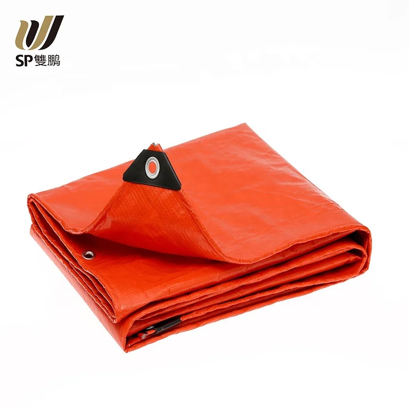 High Quality Plastic Tarpaulin Manufacturer Customizable Durable PE Woven Tarpaulins