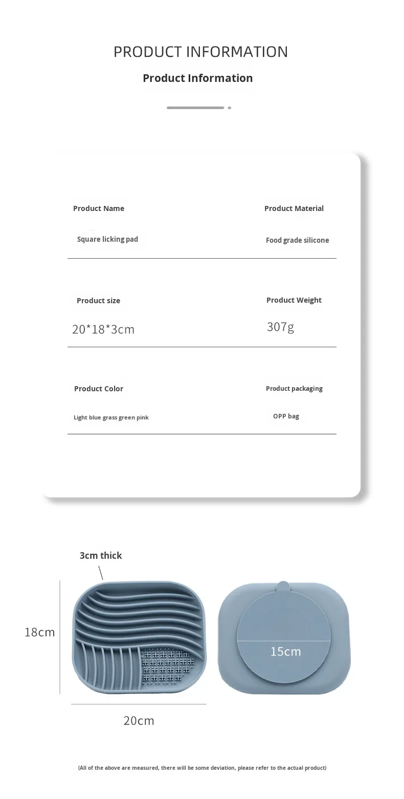 Food Grade Silicone Sustainable Pet Slow Feeder Food Licking Bowls Microwave Dishwasher Safe manufacture