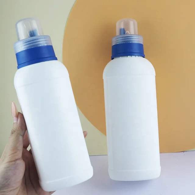 400ml 600ml abluent Containers Customized Empty Liquid Laundry Detergent Packaging HDPE Plastic fabric softener Bottle