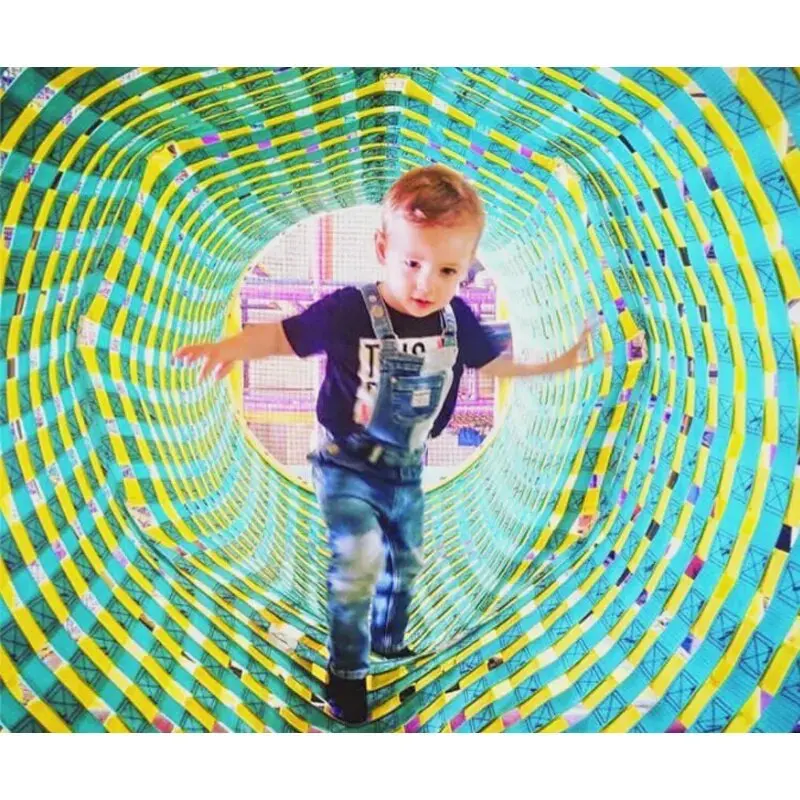 Net Tunnel Rope Play Tunnel U-Tunnel Net Indoor Climb Tunnel