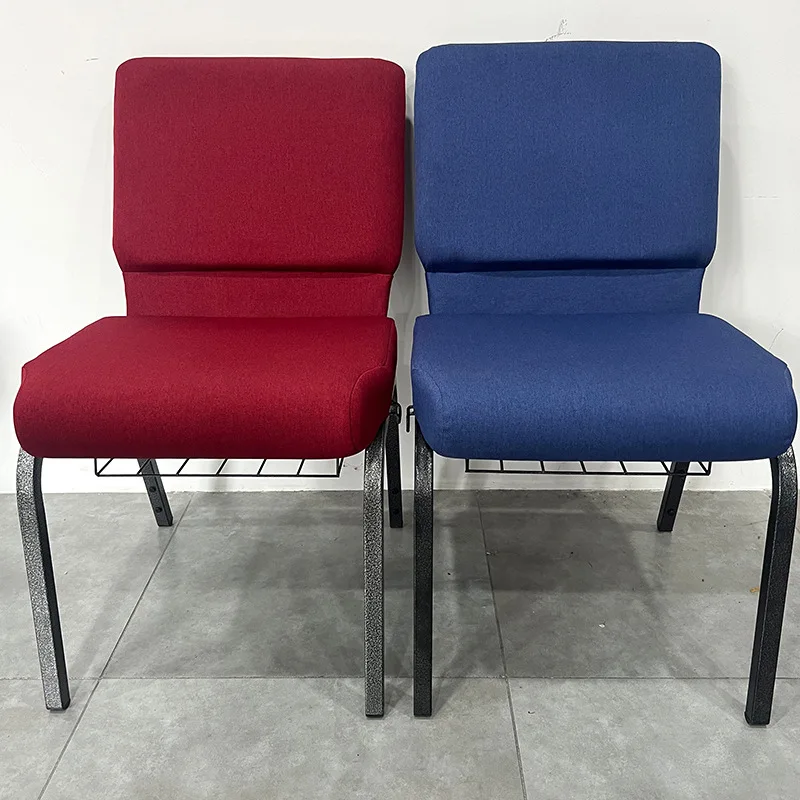 Cheap Popular Stackable Fabric Covered Auditorium Theater Prayer Interlocking Church Seat Chair
