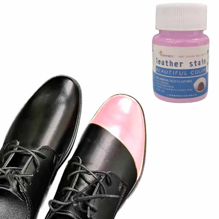 Pink 1KG Leather Dye Liquid Perfect for Leather Shoes Boots Leather Goods  /Easy Apply Fast Drying 50 Colors Available