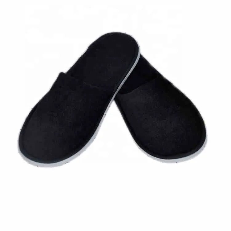 black bed slippers