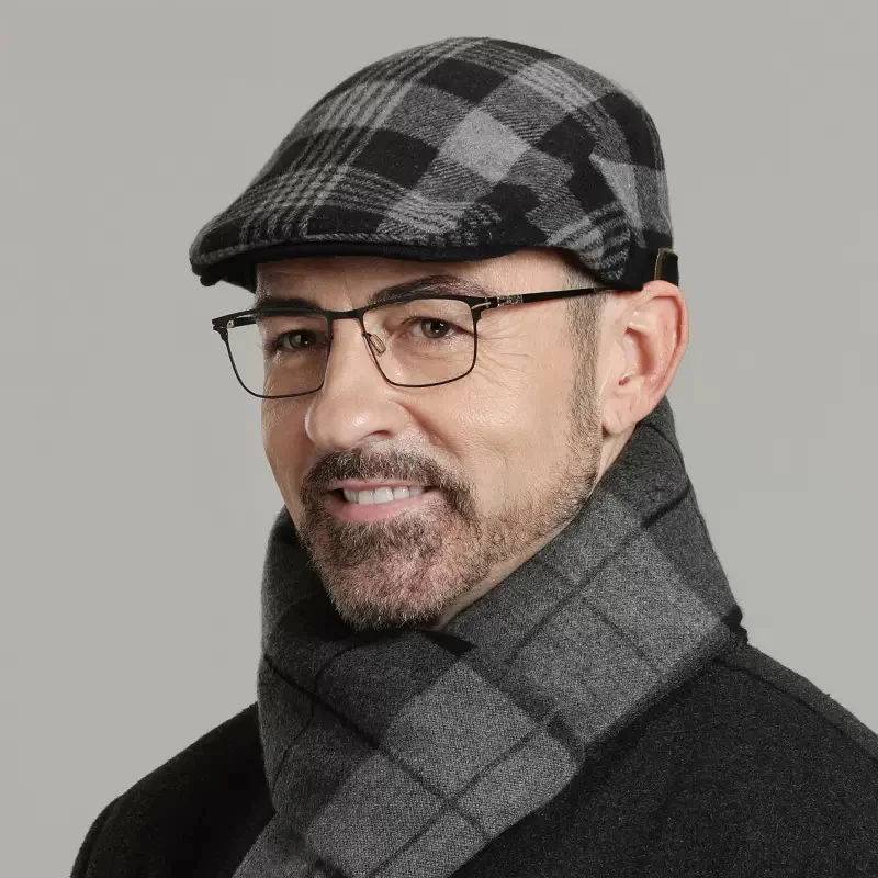 Casquette Plate (Newsboy Cap) Homme - Style Gatsby, Tissu Doux Et Léger - Béret D'Hiver Ou Accessoire Mode