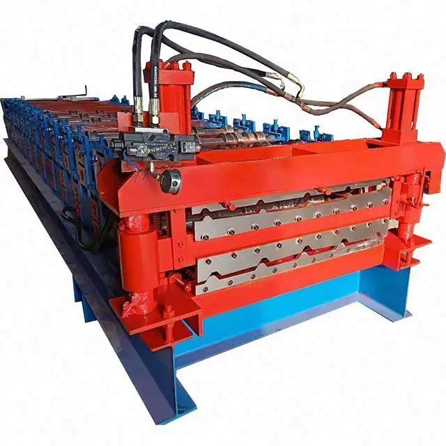 Double Layer Tile Roll Forming Machine