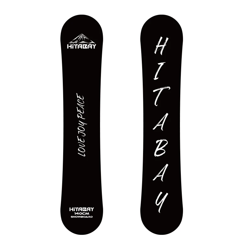 Bluebay Skiing Black Snowboard Double Camber Snowboard Ski Carving