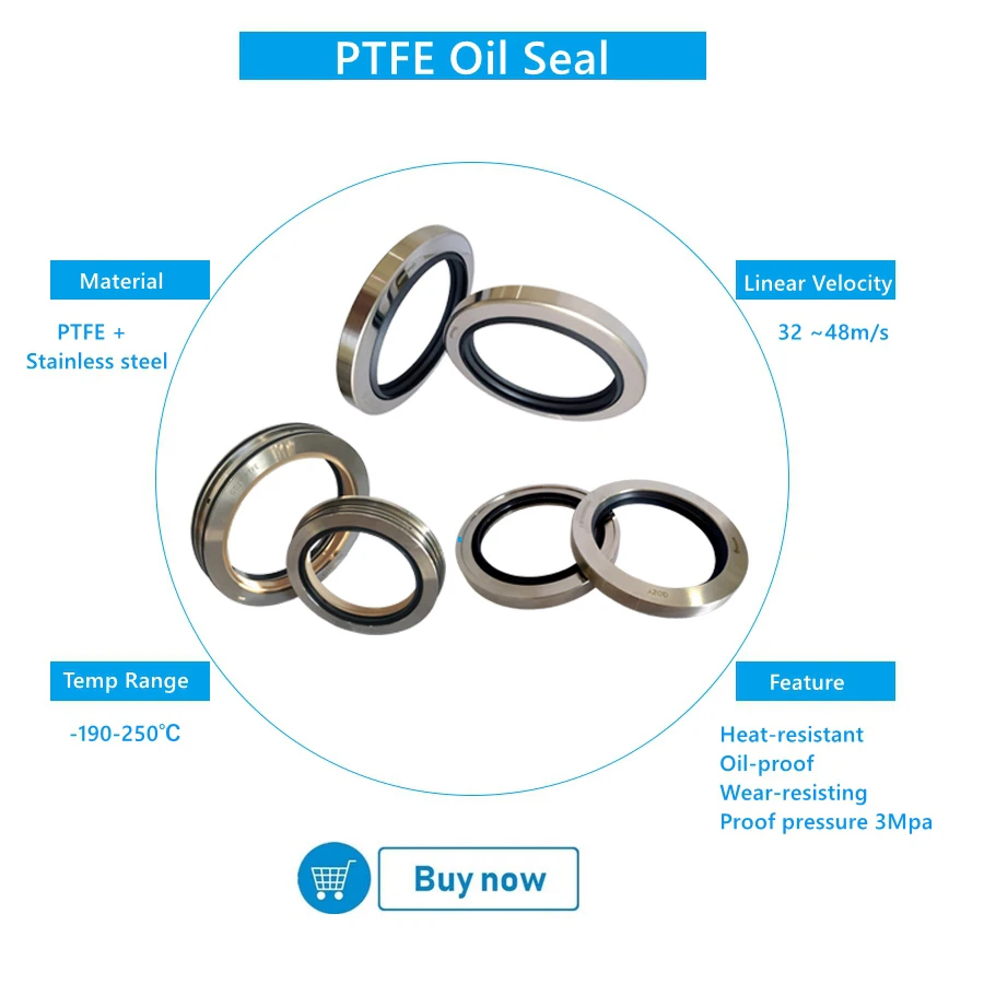 1616551700 Air Compressor Oil Seal Sleeve Double Lip 85*110*10 Right