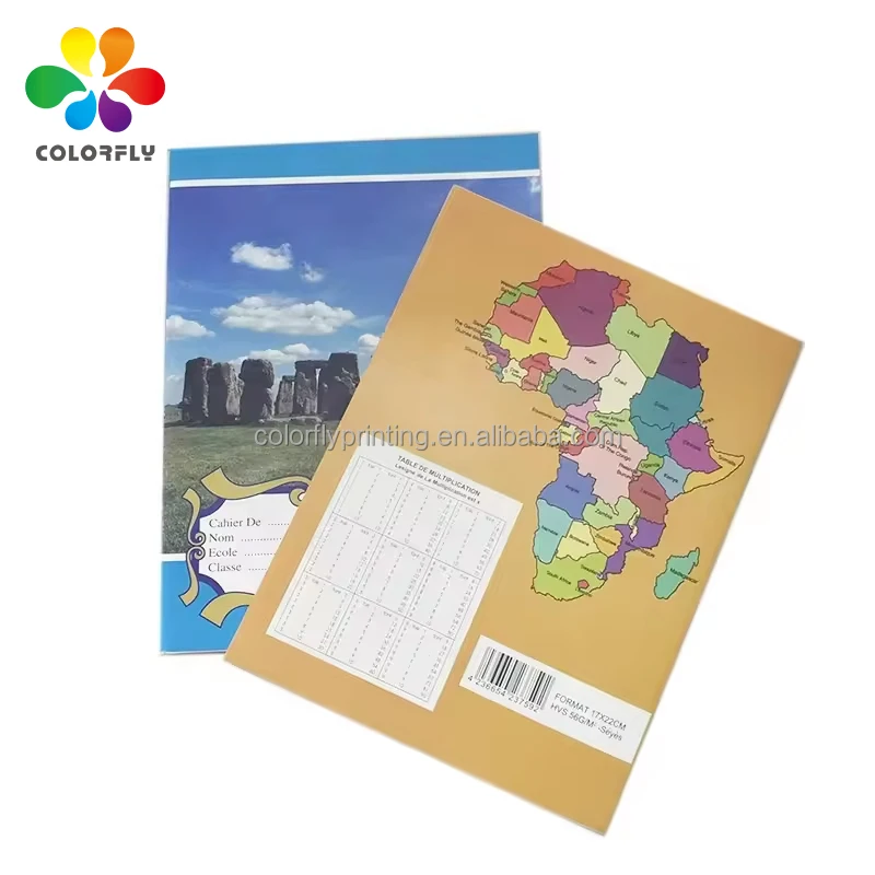 Notebook Supplier Cahier Notebook Seyes Exercise Book for Cameroon
