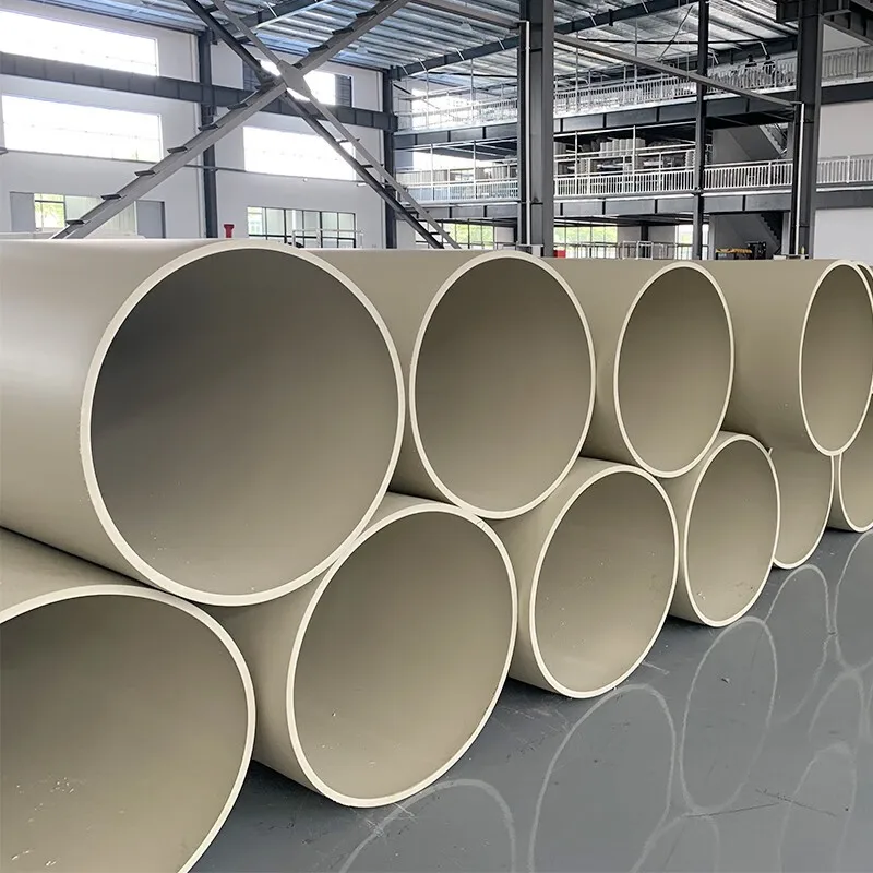 PPH Pipeline High Temperature Resistant Fireproof Flame Retardant Acid Corrosion Resistant Plastic Tubes for Chemical Industry