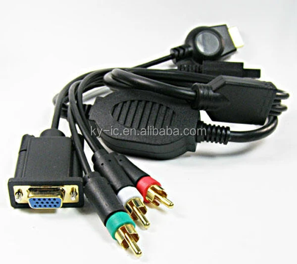 extinción pico móvil Cable Negro De Ps3/ Wii Cable Vga - Buy Cable Vga Product on Alibaba.com