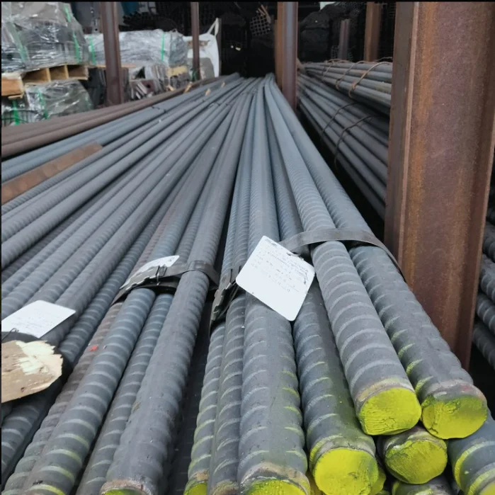 Hrb400 Reinforcing Steel Tmt Steel Deformed Bar Thread Screw Rebar For