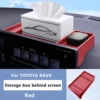 For TOYOTA RAV4 Storage box behind screen red