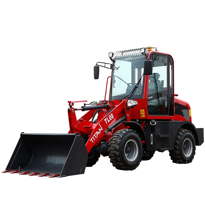 Factory Direct 1.2 Ton Wheel Loader Hoflader K Loader Radlader Front Loader with Engine Motor Pump Gearbox for Farm Work