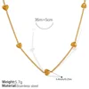 สร้อยคอทองคำรูปหัวใจแนวตั้ง XL135GV