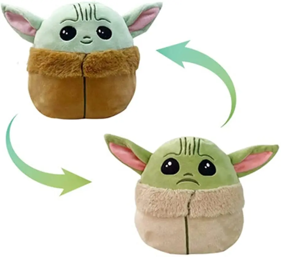 Flip Yoda Doll Stuffed Toy Baby 