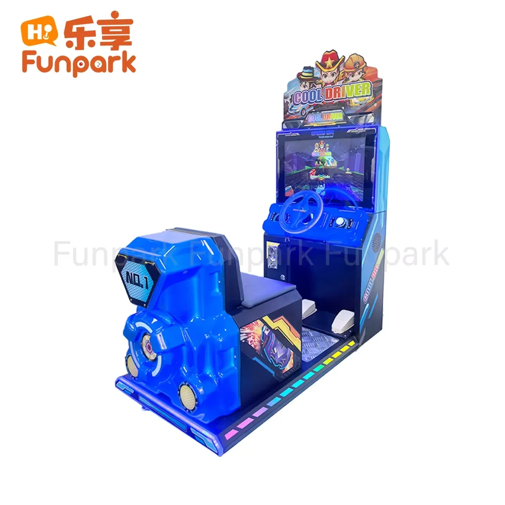 Funpark Hot Selling Arcade Game Machines Car Racing Simulators Children Coin Operated Games manufacture