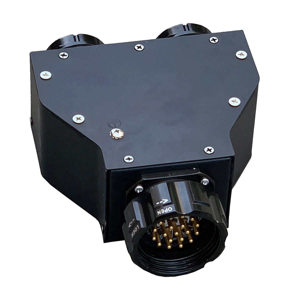 19Pin Socapex Splitter Box 1 in 2 Out  Male Female Socket Power Box