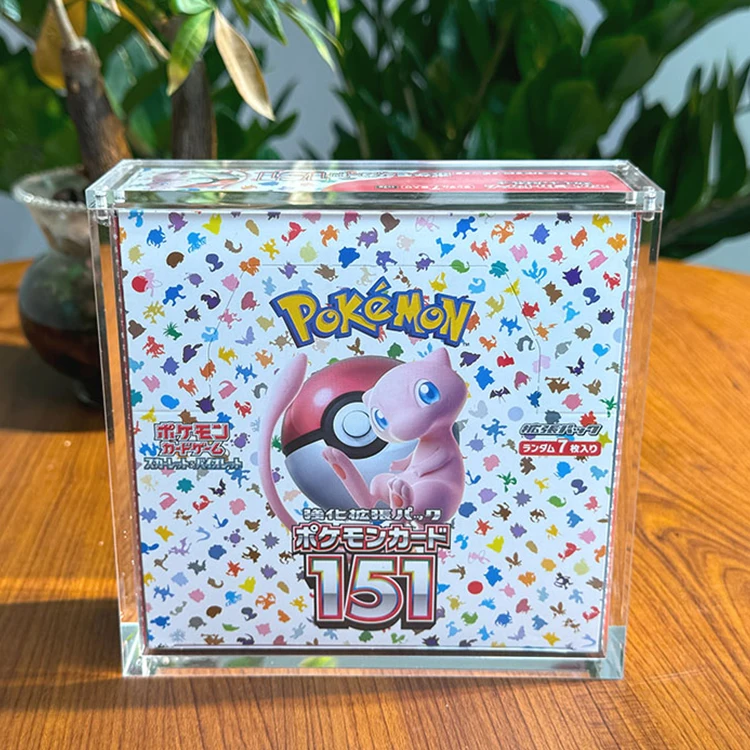 Pokemon Acrylic Display Case - UV Protection & Durability