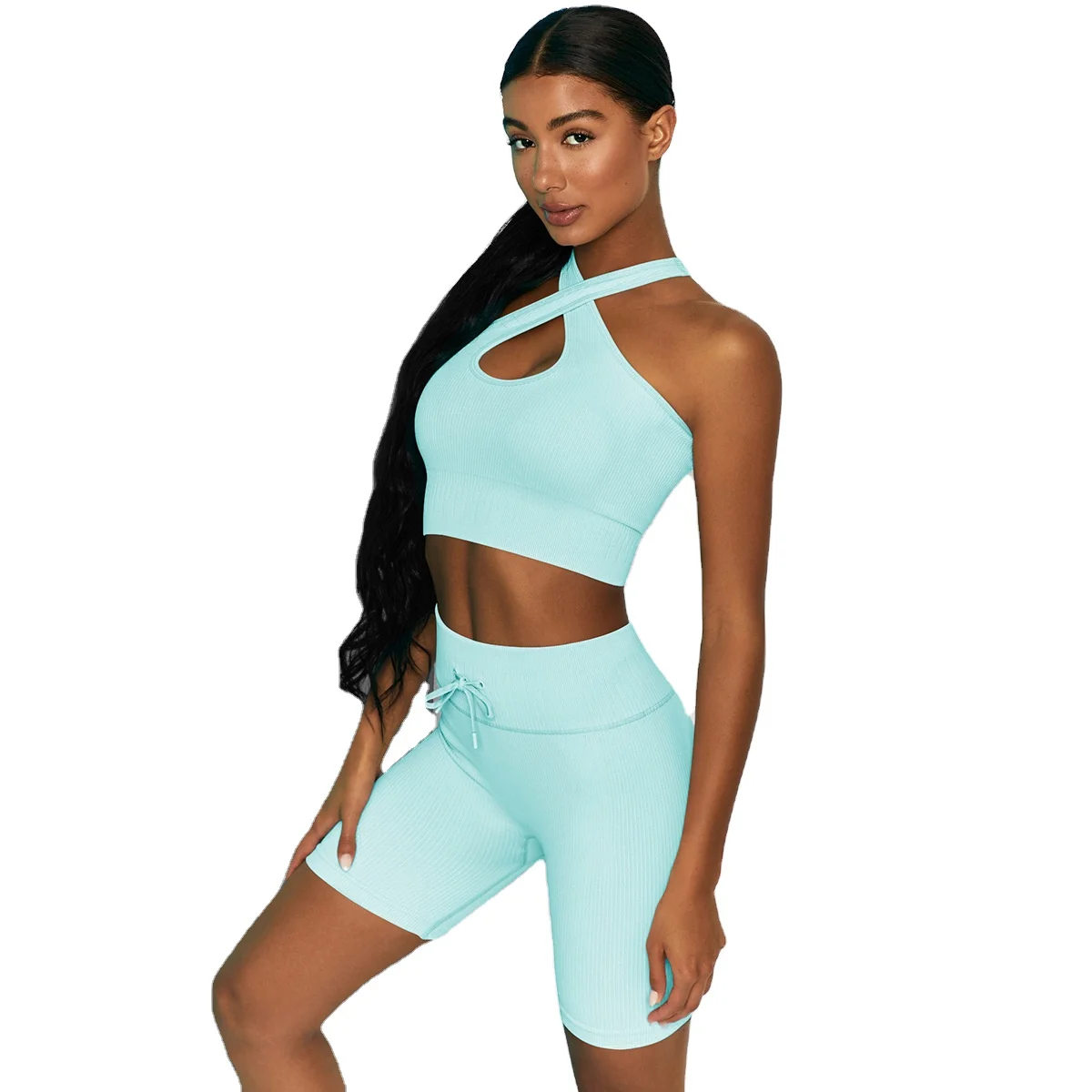 crossover bra top