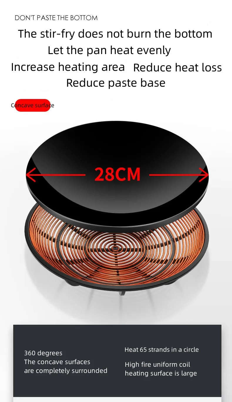 Electric Touch Control Induction Stove Multifunction Induction Electric