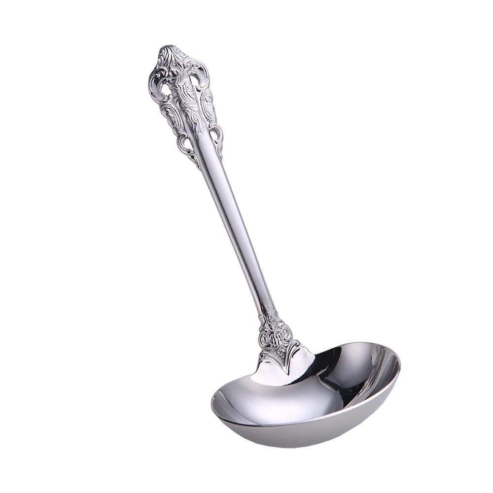 Stainless Steel Gravy Ladle, Small Ladle for Stirring,Soup Ladle Spoon and  Dishwasher Safe