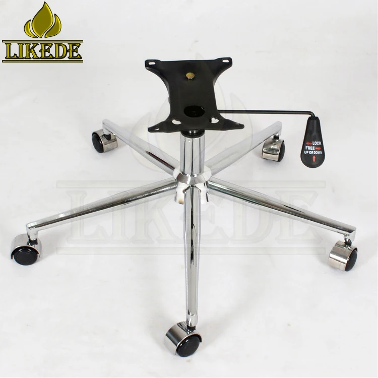 Metal Five-Legged Office Computer Chair Base Chrome Iron Steel Stylish Metal Furniture Legs