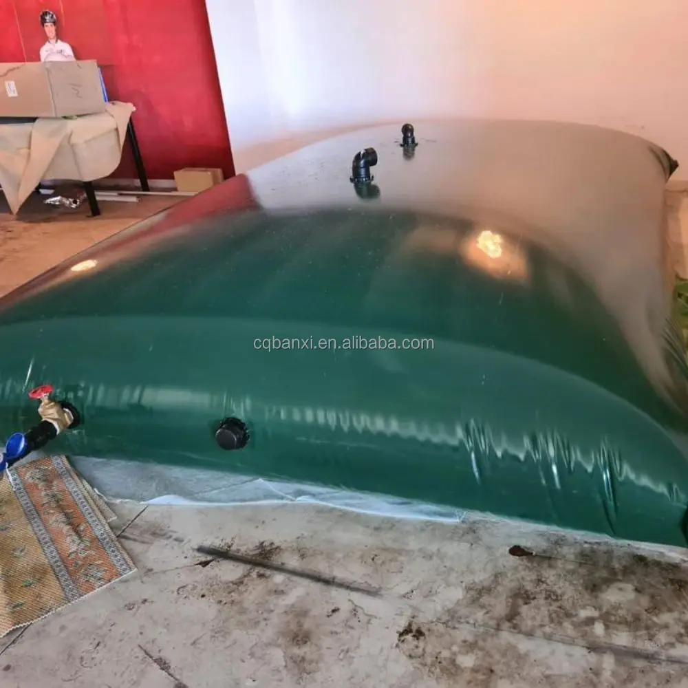 Customized Collapsible Flexible PVC/TPU Pillow Shape Water Bladder Tank Water Treatment Machinery