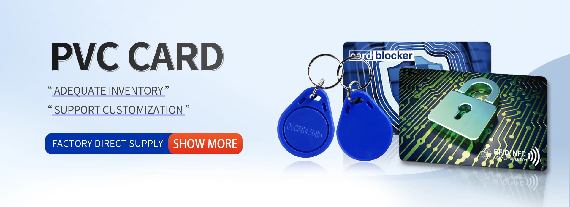Customized QR Code/barcode PVC Key Tag Combo Keychain
