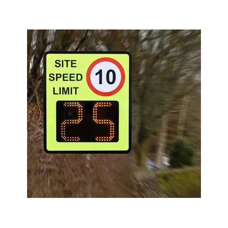 LED Solar Power Radar Speed Sign - Enhance Road Safety
