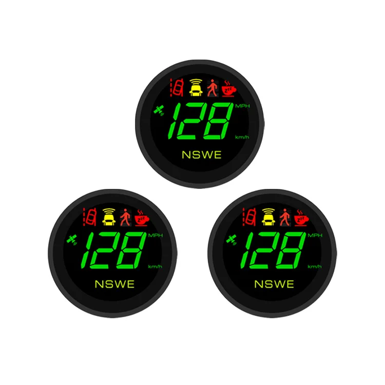 New Led Auto Digital Multifunction Gauge Tesla Model Y Heads Up Display Speedometer With