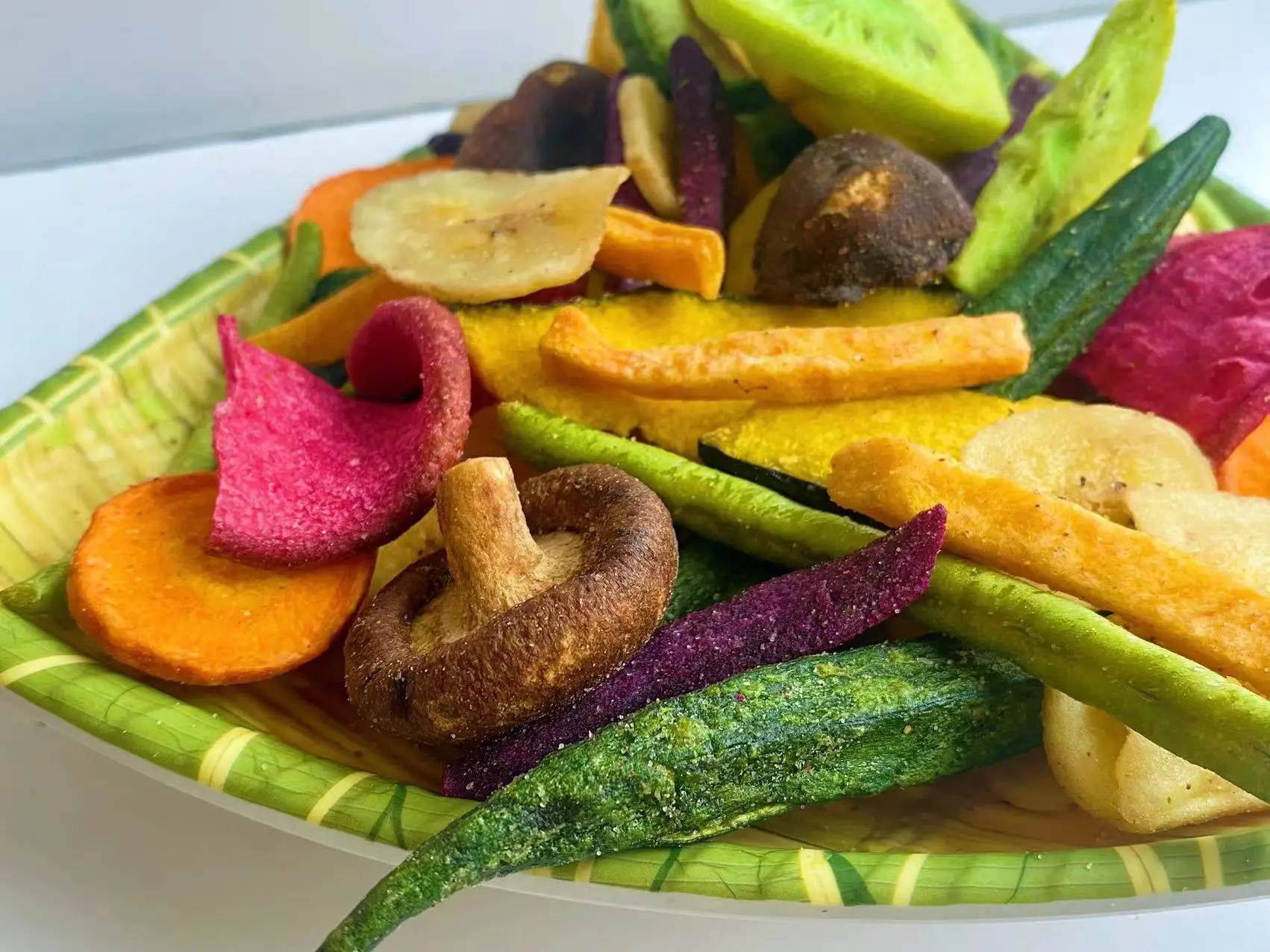 VF Vegetables and Fruits Snack Dehydrated Dried Banana Organic Sweet Banana Chips details