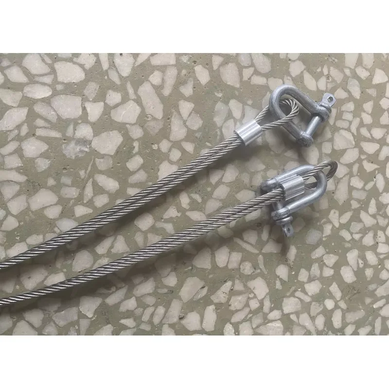 Stronger Steel Spring Trap for Wild Boar Fox Rabbit 4mm Dia Wire Rope Solid State Replacement Nuts Essential Farm Hunting Decoy