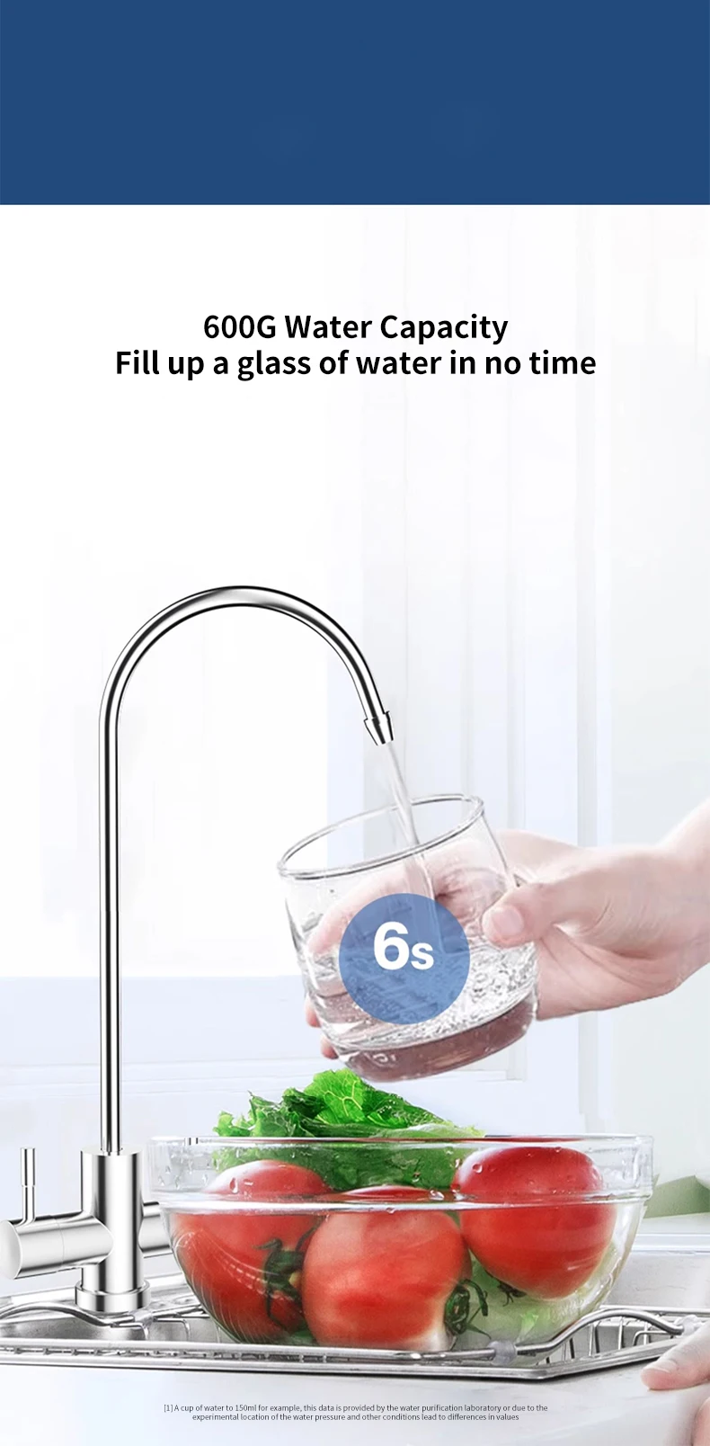 OEM/ODM 600G 800G 3-stage Home Use RO Water Purifier for Mothers and Babies