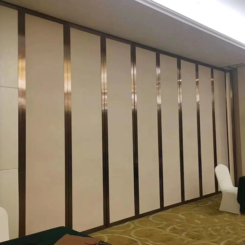 Top-Hung Gym School Villa Movable Partition Walls Soundproof Foldable Sliding Room Partition Door